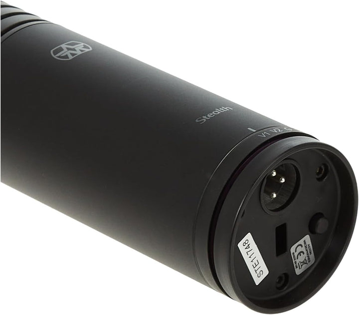 Aston Microphones Stealth Broadcast-Qualität Nieren-Kondensatormikrofon/Live-Mikrofon, Schwarz