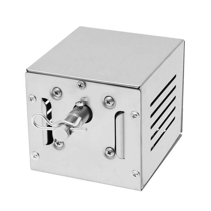 Schwerlast-Edelstahl Grillmotor mit 25W Leistung für Spanferkelgrill, BBQ-Röster und Grillspiess, Ho