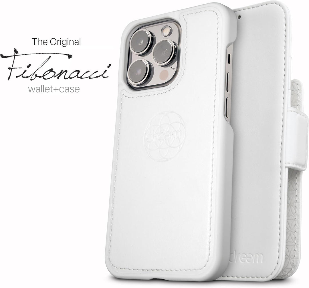 Dreem Fibonacci iPhone 14 Pro Max Brieftaschen-Etui / 2-in-1 stossfestes Etui und abnehmbares Folio