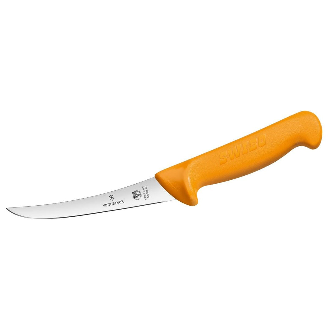 Victorinox Küchenmesser Swibo Ausbeinmesser Normaler Schliff Flex 13 cm Gelb, 13 cm Gelb