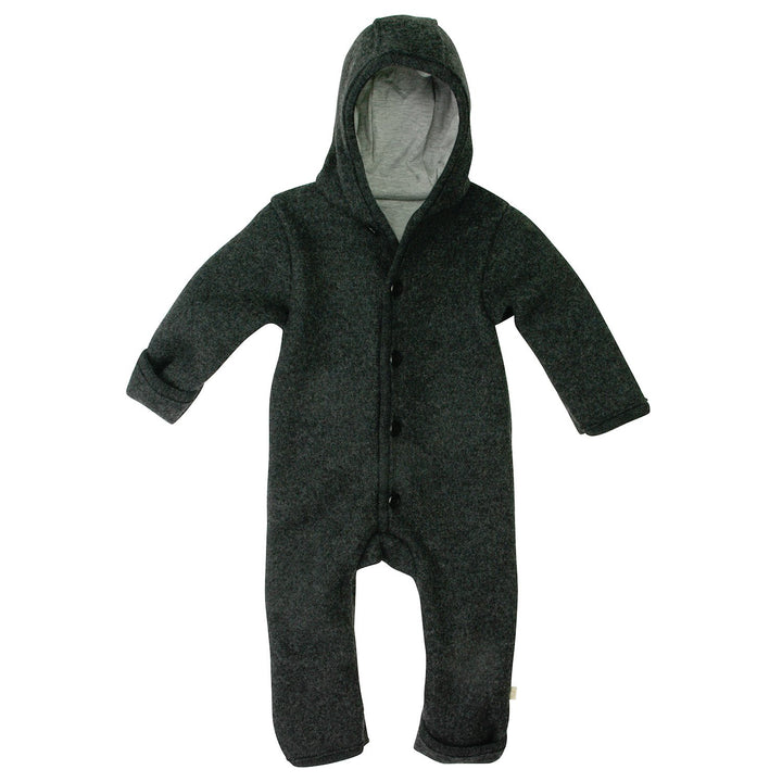 Disana 361XXXX - Walk-Overall Wolle , Anthrazit, 50/56 0-3 Monate 50-56 Anthrazit, 50-56 Anthrazit