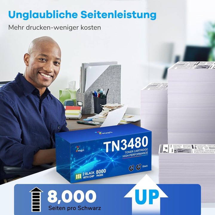 TN3480 TN3430 Ersatz für Brother HL-L5100DN Toner Brother MFC-L5750DW Toner Brother TN-3480 TN-3430