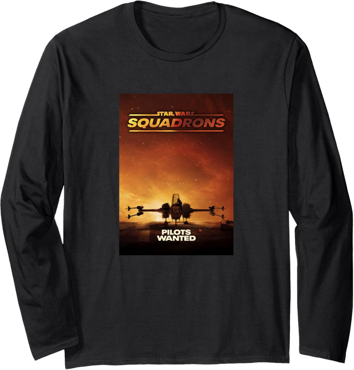 Star Wars: Squadrons Pilots Wanted Poster Langarmshirt