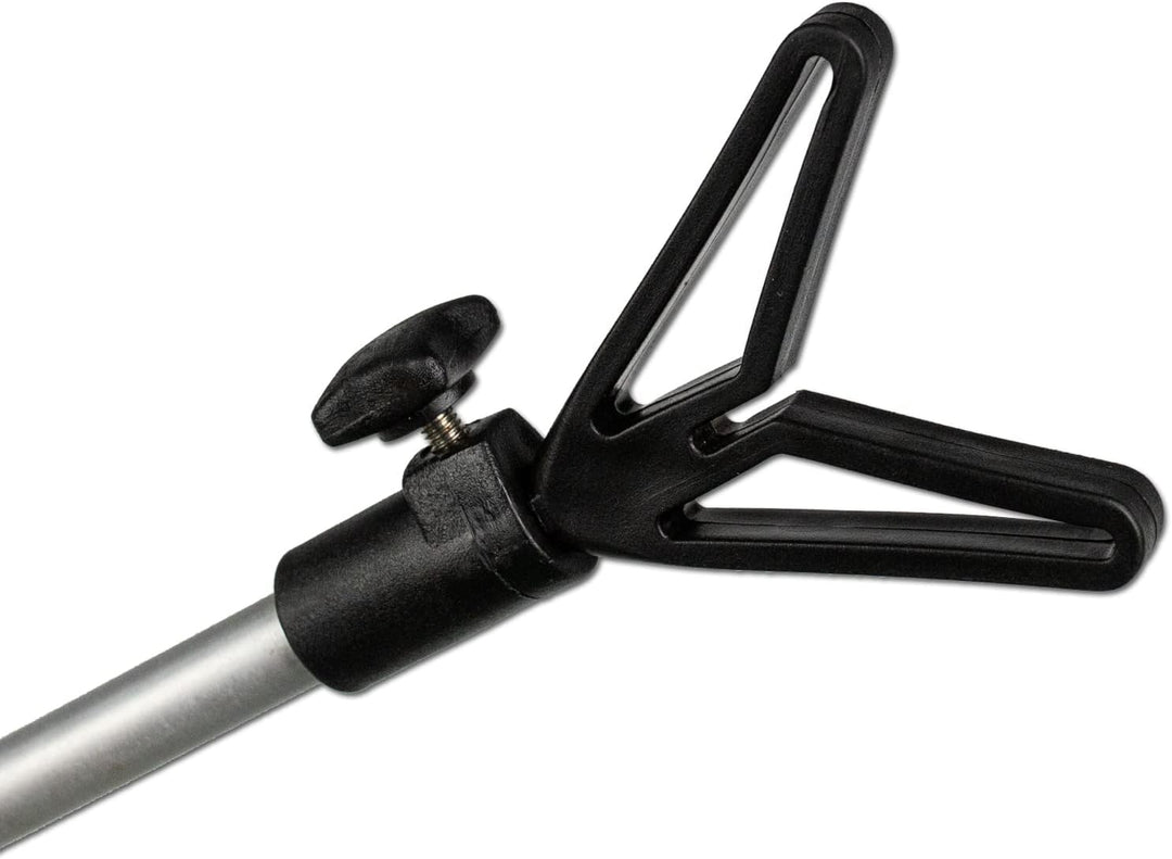 Rutenhalter Teleskop mit U/V Auflage 50-90cm Aluminium Erdspiess Rutenständer Rod 4x Rutenhalter mit