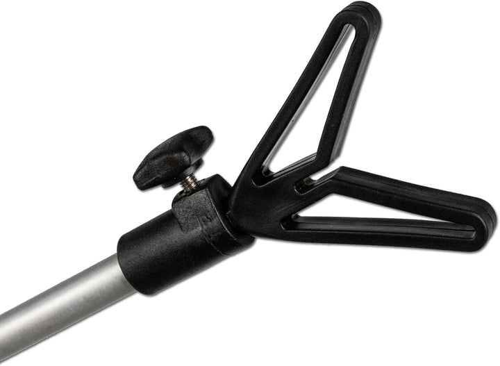 Rutenhalter Teleskop mit U/V Auflage 50-90cm Aluminium Erdspiess Rutenständer Rod 4x Rutenhalter mit