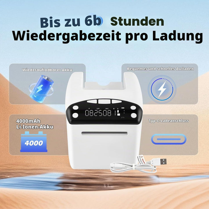 Elektrischer Automatischer Kartengeber mit 360° Drehfunktion, 4000mAh Akku, bis 8 Spieler betrugssic