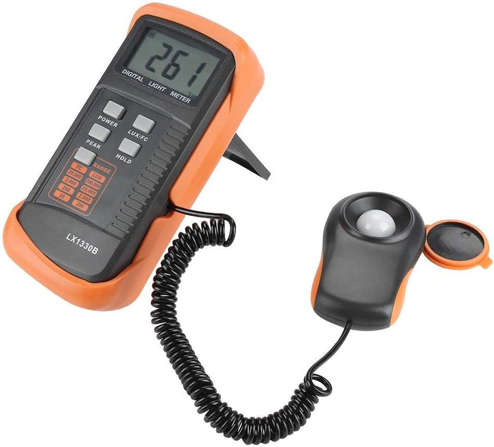 Estink LX1330B Digital Luxmeter, LCD Display Lichtmessgerät, 0-200.000 Lux Messbereich, Beleuchtungs