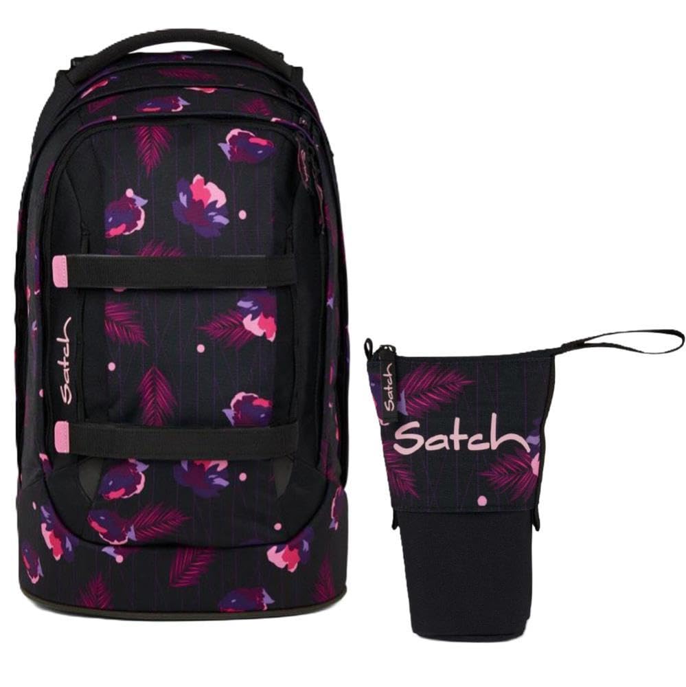 Satch Pack Schulrucksack Set 2tlg. inkl. Pencil Slider (Mystic Nights), Mystic Nights