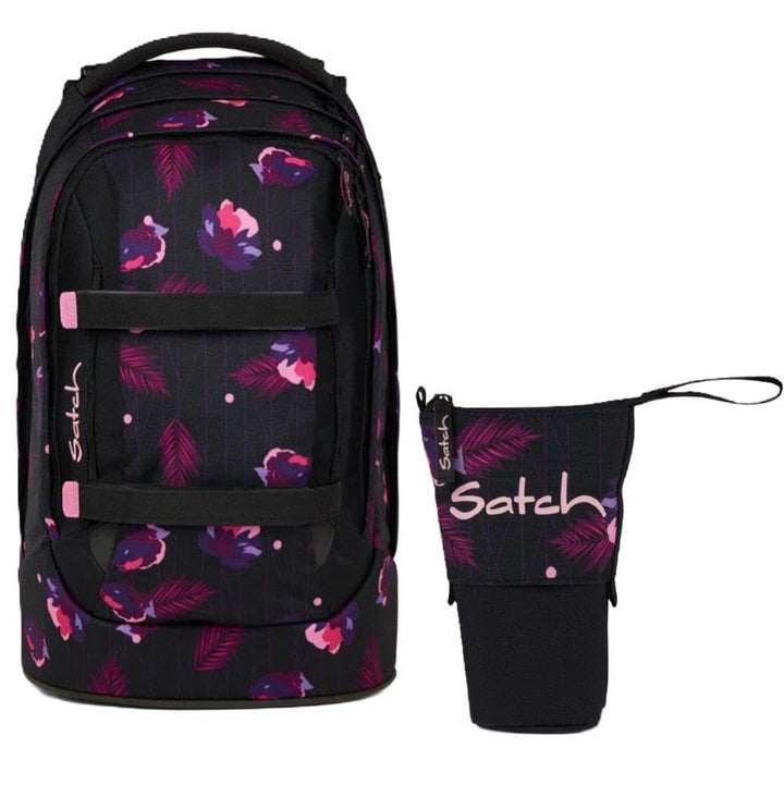 Satch Pack Schulrucksack Set 2tlg. inkl. Pencil Slider (Mystic Nights), Mystic Nights