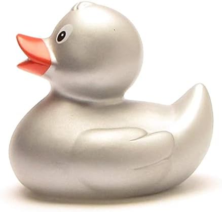 Badeente - personalisierbar (Silber), Silber