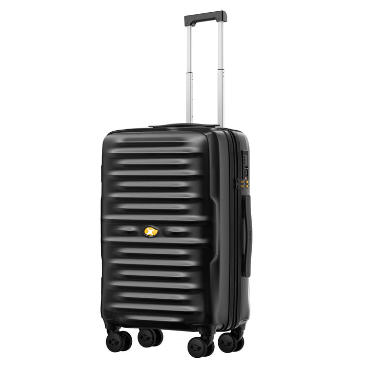 MGOB Koffer Handgepäck Hartschalen Trolley Polycarbonat Leicht Reisekoffer mit TSA-Schloss, 55x36x21