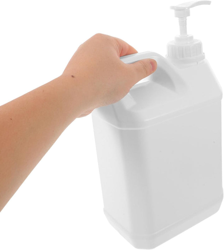 BESPORTBLE 2 Stück,5l Pumpspenderflasche aus Kunststoff mit Grosser Kapazität und Stossfestem Design