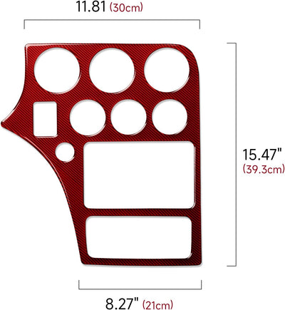 OYDDL Auto CD Panel Autoaufkleber Carbon Fiber Trim Kompatibel mit Alfa Romeo 159 Brera Spider Zubeh