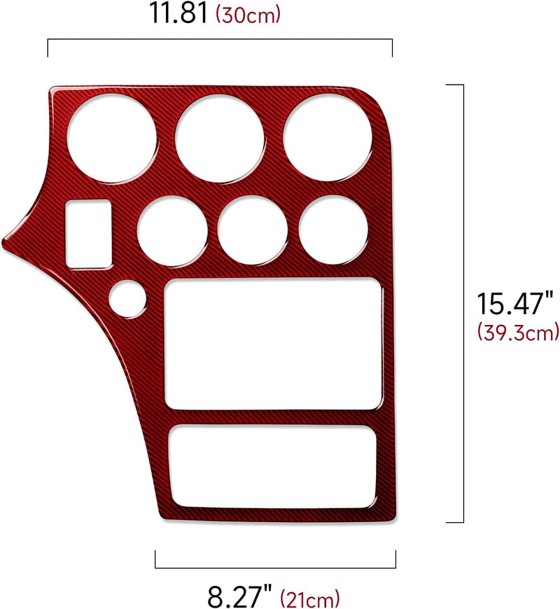 OYDDL Auto CD Panel Autoaufkleber Carbon Fiber Trim Kompatibel mit Alfa Romeo 159 Brera Spider Zubeh