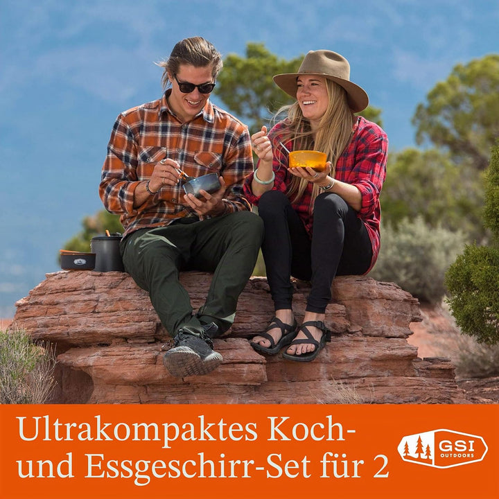 GSI Outdoors Pinnacle Dualist Küchenutensilien, Mehrfarbig