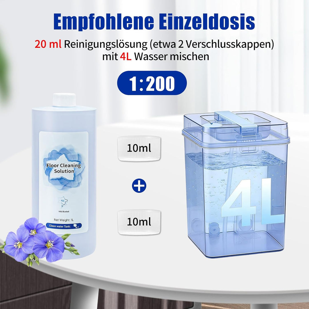 Reinigungsmittel für ECOVACS DEEBOT X11 Omni / X9 / X8 PRO OMNI /T80 OMNI /T50 OMNI /N30 OMNI Saugro