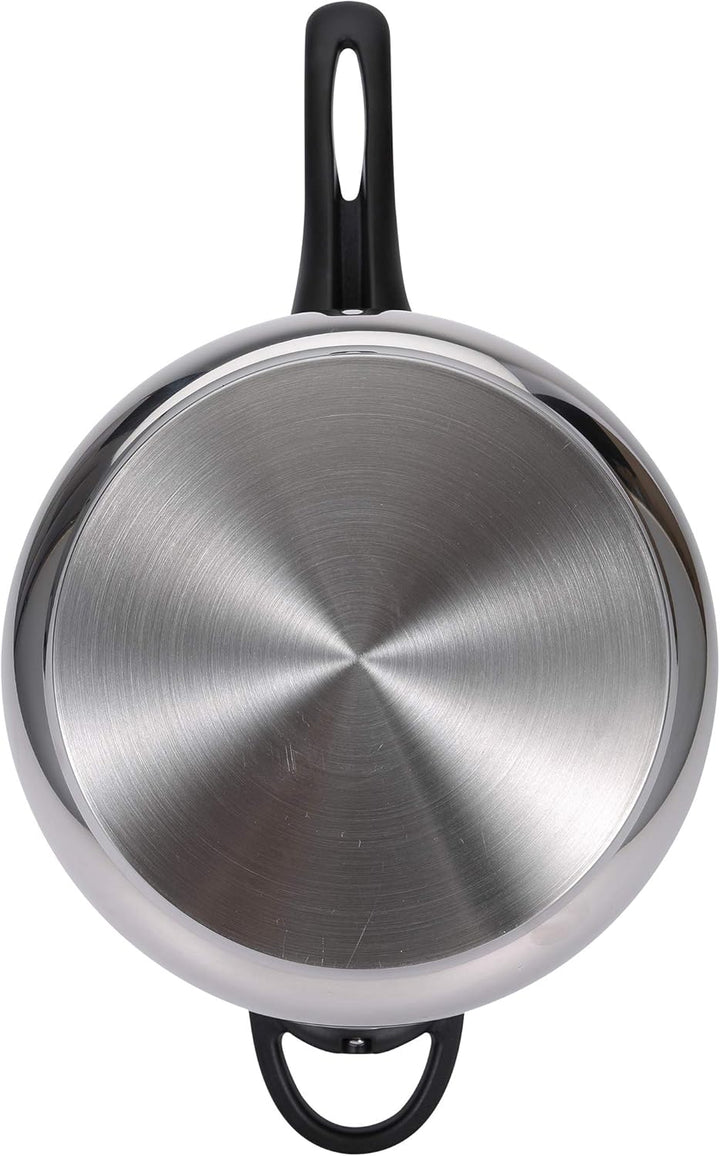 San Ignacio Q3705 Schnellkochtopf, 24 cm, 9 l, Edelstahl, Induktion, Duero