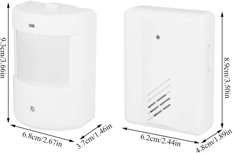 Spacnana Türklingel-Alarm-Sicherheitssensor-Detektor mit Praktischem Design, Willkommener Eintritt f