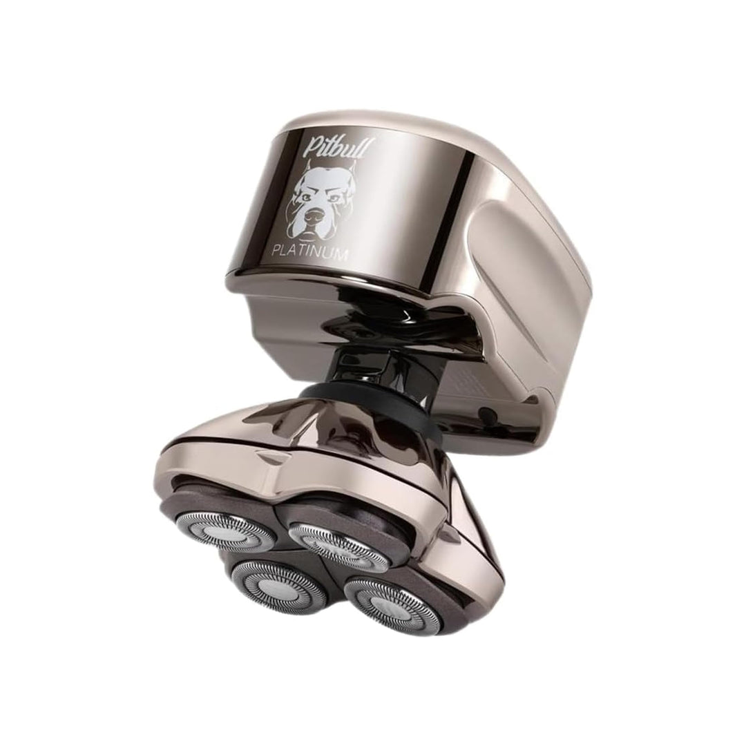 Skull Shaver Pitbull Platinum Pro PX5 - Elektrorasierer für Herren - Kabellos, Wiederaufladbar, Nass