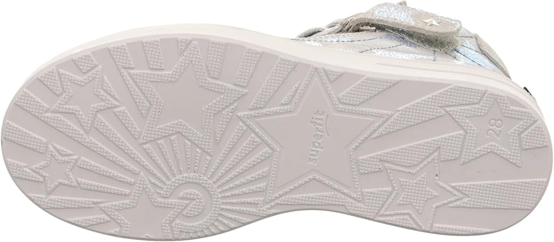 Superfit Mädchen StellaSneaker 28 EU Hellgrau 2500, 28 EU Hellgrau 2500