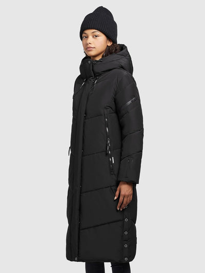 khujo Damen Steppmantel Sonje 5 XS Schwarz, XS Schwarz