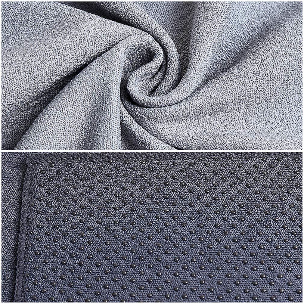 Mikrofaser Yogatuch Handtuch mit Antirutsch Noppen Yogamattenauflage Unterlage Towel Fitnesssporttuc