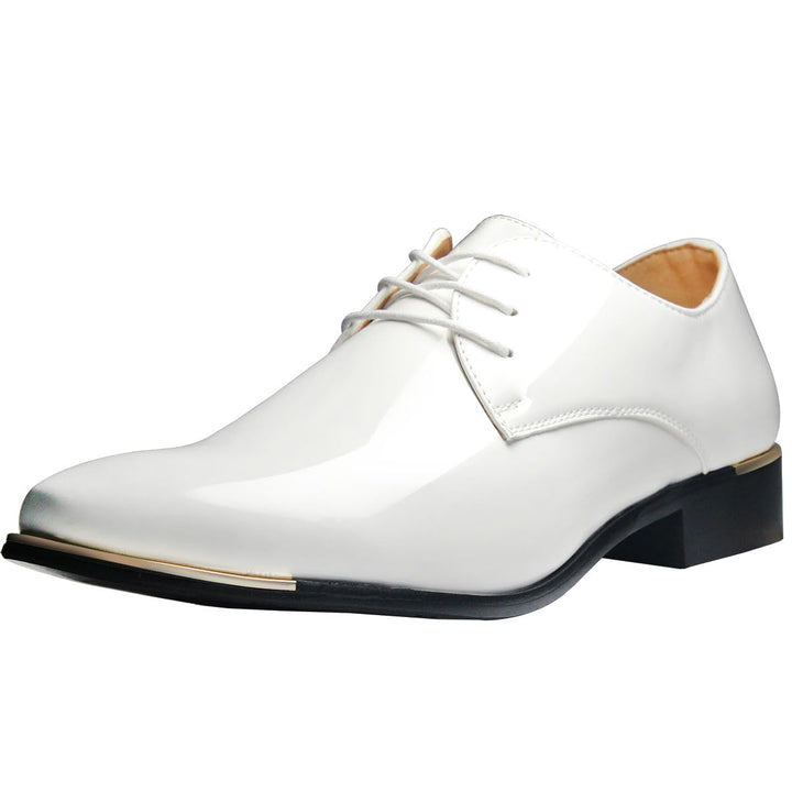 zpllsbratos Herren Lederschuhe Lackschuhe Derby Schnürhalbschuhe Oxford Hochzeit Schuhe 38-48 47 EU