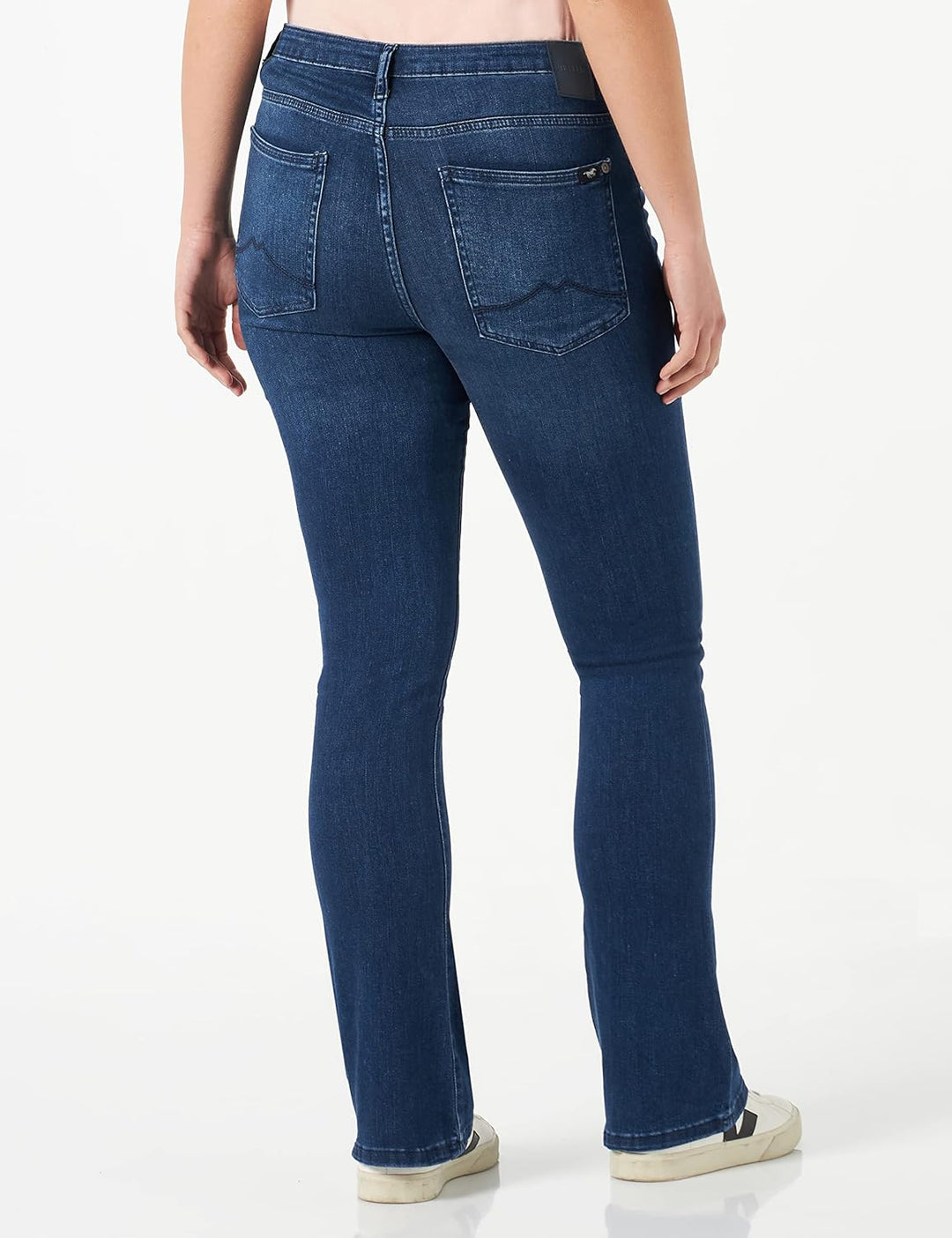 MUSTANG Damen June Flared Jeans 26W / 32L Mittelblau 602, 26W / 32L Mittelblau 602