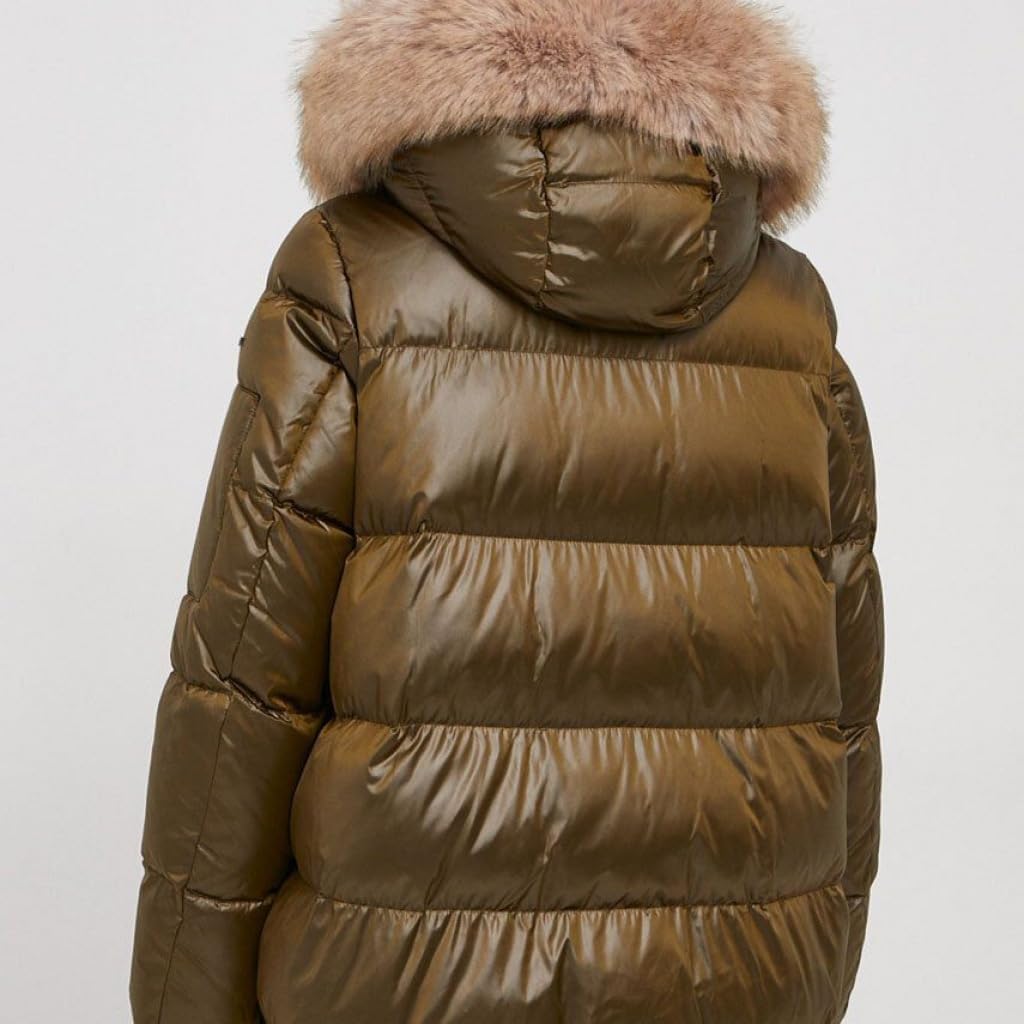 Geox Damen W Backsie Jacket 52 DARK OLIVE, 52 DARK OLIVE