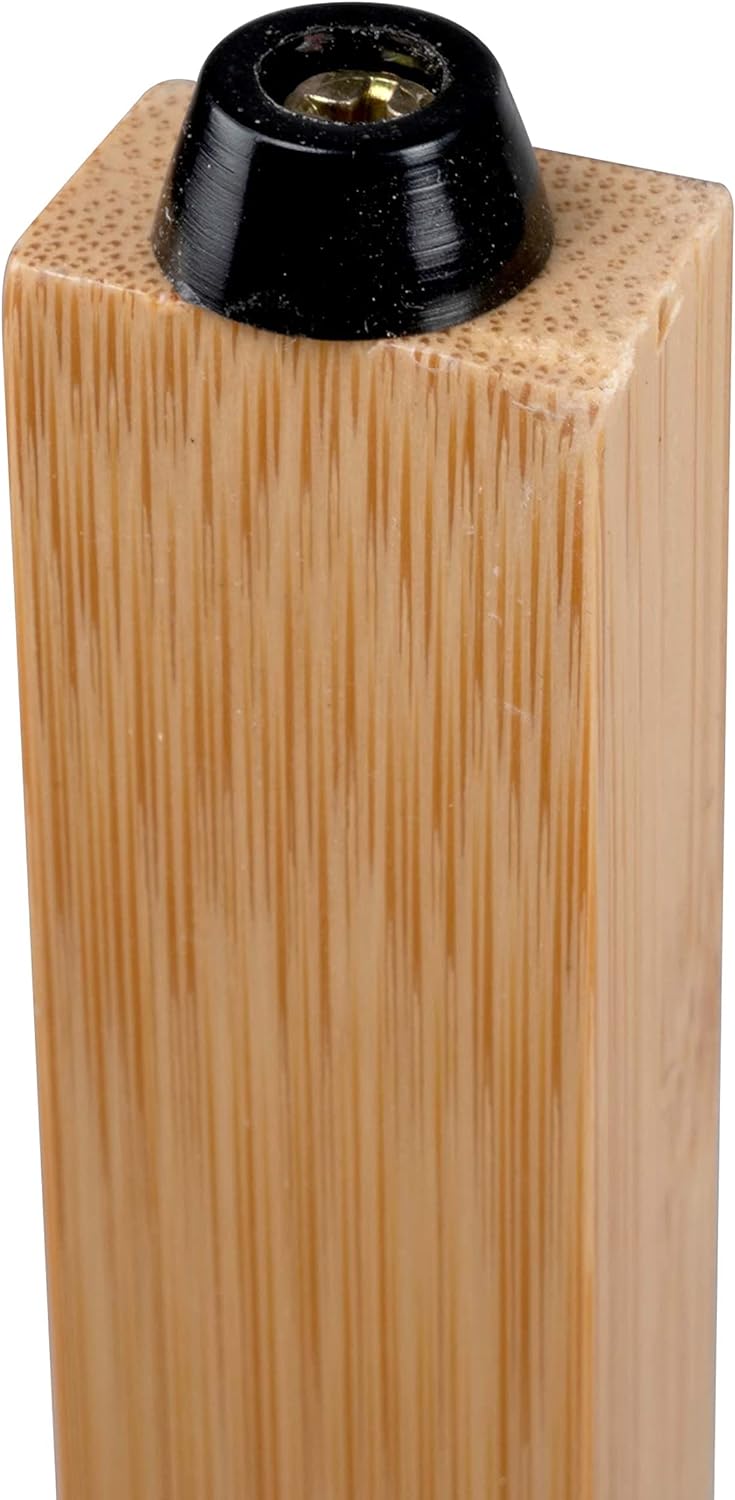 alpina Badregal mit 5 Ablagen - Badezimmerschrank auf Bambus - Badezimmer Regal für Badezimmer, Küch