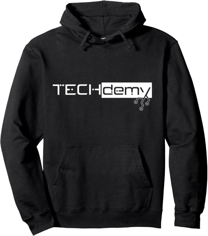 Techdemy Motiv weiss - Akademie für Tech Pullover Hoodie