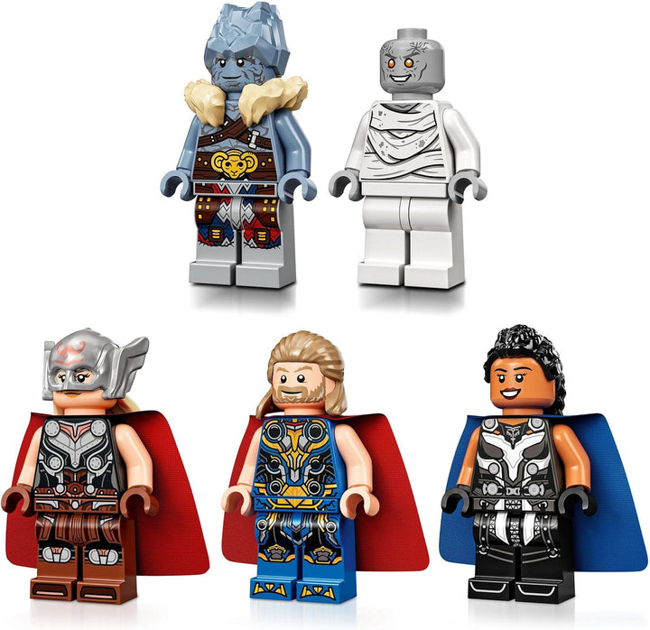 LEGO 76208 Marvel Das Ziegenboot Spielzeug-Schiff aus Thor: Love & Thunder, Avengers-Set zum Bauen m