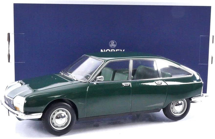Norev NV181665 1:18 GS Club 1972-Charmille Green Citroen Sammelmodell, Multi
