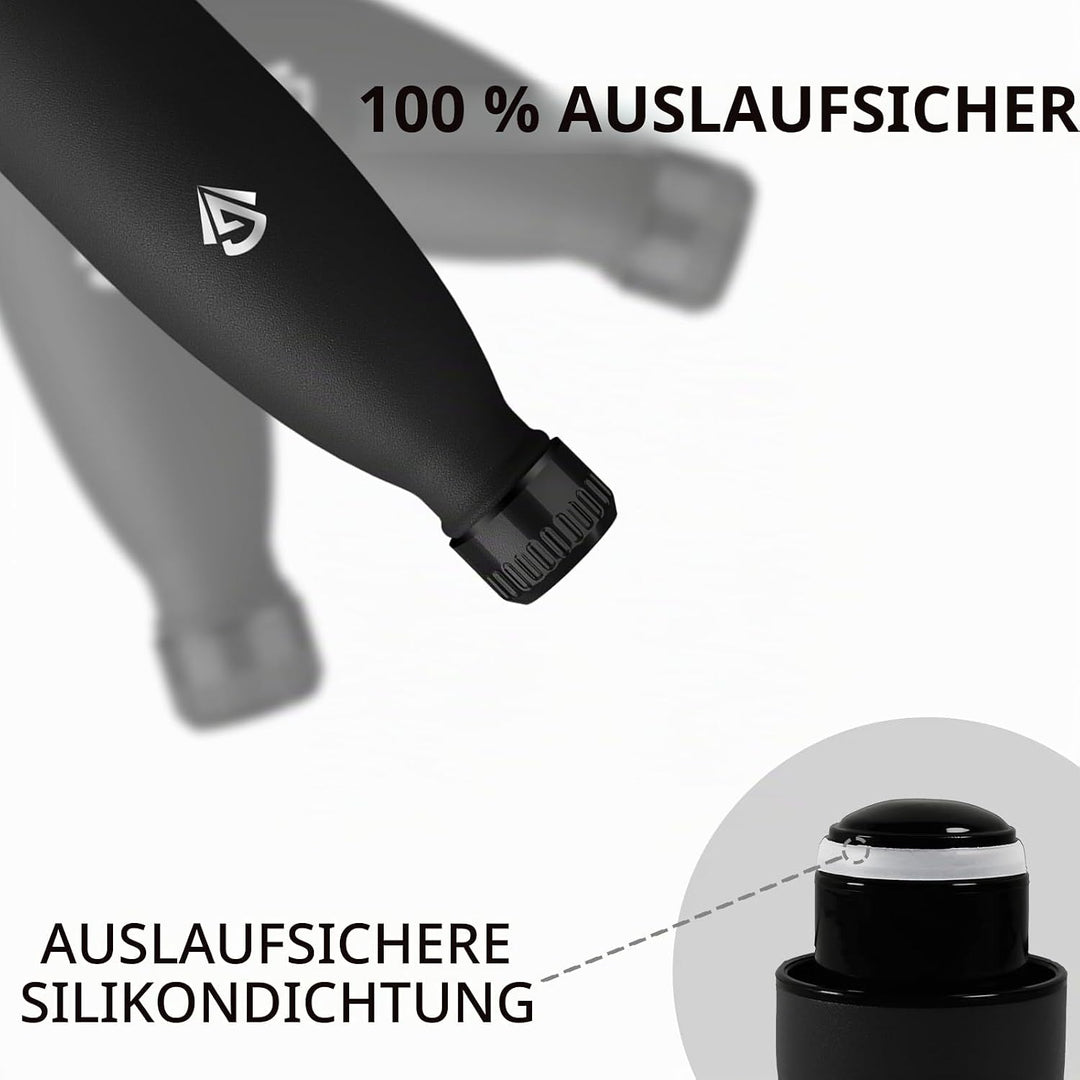 Grsta Thermosflasche- 750ml- Trinkflasche Edelstahl, Wasserflasche Auslaufsicher, 24h Kalt &amp; 12h War