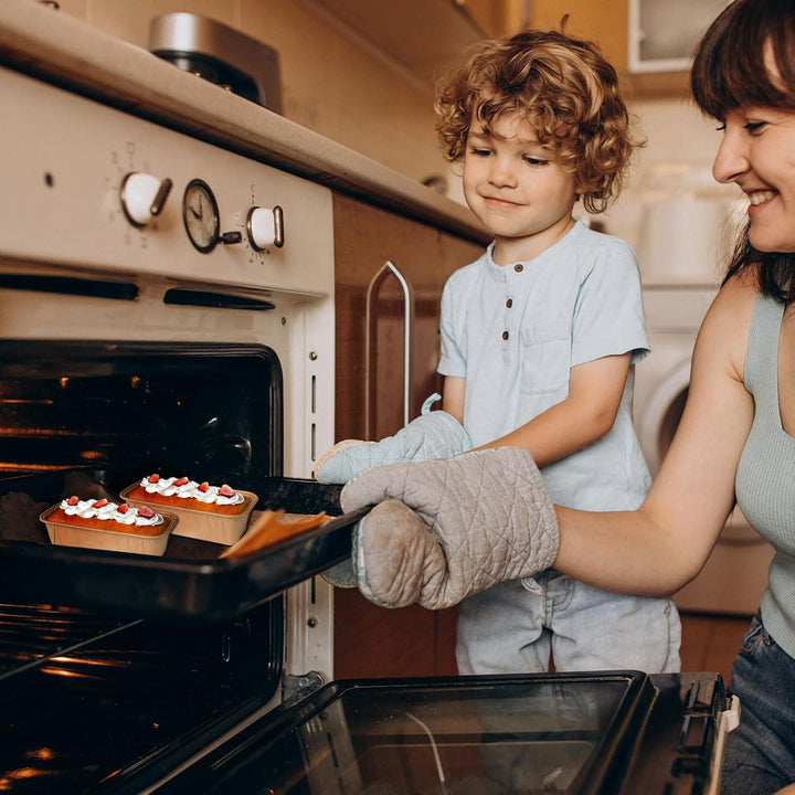 Kastenform Kuchen 50 Stück Papierbackform 15.5x5.4x5.3cm Einweg Kuchenformen Brot Rechteck Kasten Pa