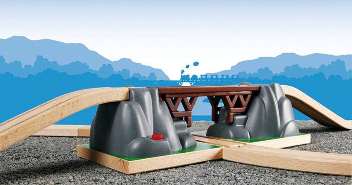 BRIO World 33481 Magischer Tunnel – Eisenbahnzubehör für die BRIO Holzeisenbahn – Kleinkinderspielze