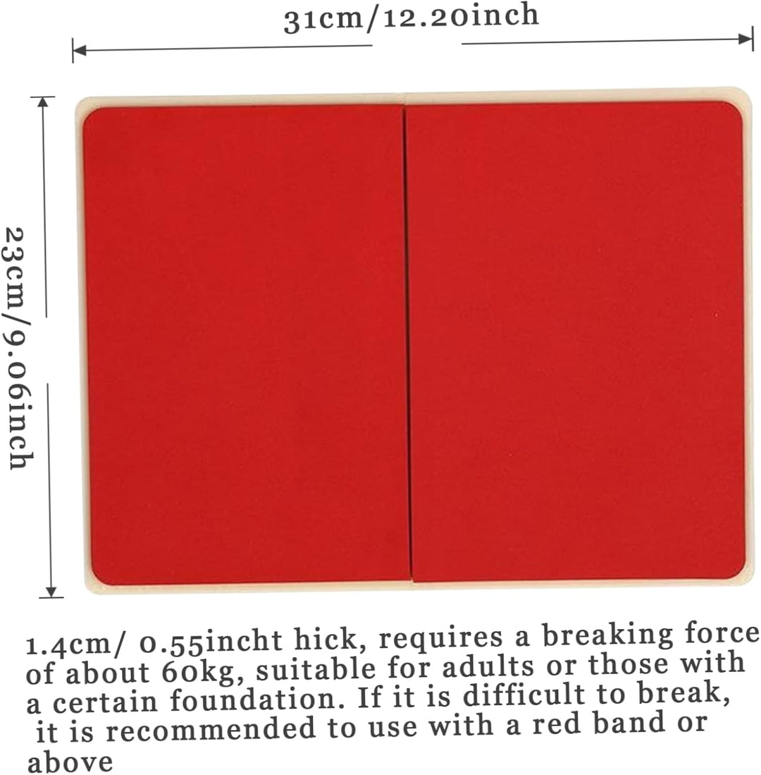 Taekwondo-Brechbretter für Leistungsübungen, Tests, wiederverwendbar, verdicktes ABS-EVA-Trainings-T