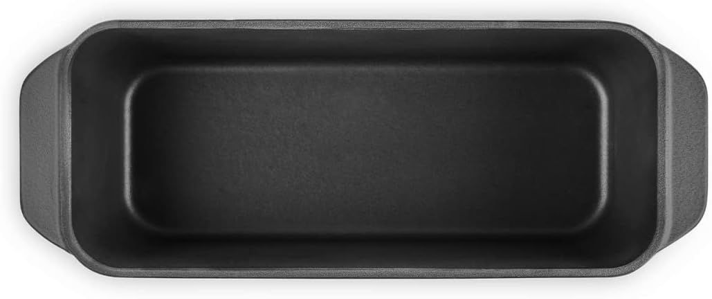 SPRINGLANE Kastenform Gusseisen mit Deckel 33,5 x 13 cm, emaillierte Backform, Brotbackform - Grau K