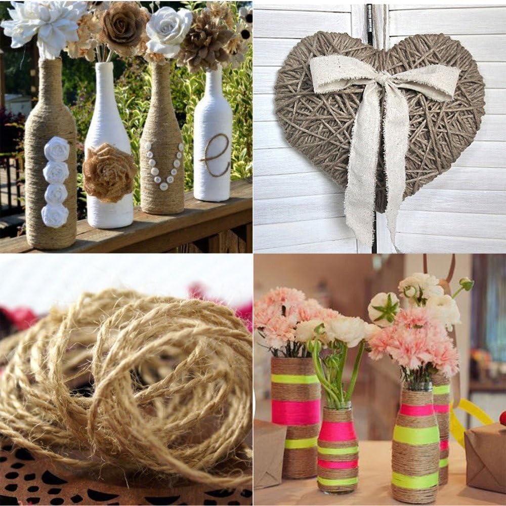 ViaForest 10x100 M Jute Schnur Kordel Natur fur Garten Pflanzen Basteln Paketschnur