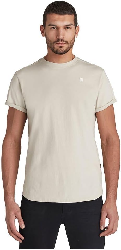 G-Star Herren Lash Sports Graphic Relaxed T-Shirts XS Beige (Whitebait D16396-b353-1603), XS Beige (