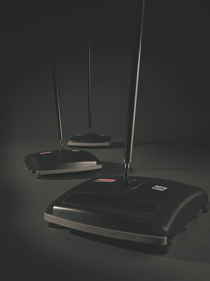 Rubbermaid Commercial Products Brushless Mechanical Sweeper - Black