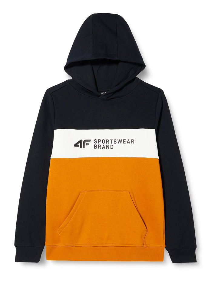 4F JUNIOR Jungen Sweatshirt 128 Gelb, 128 Gelb