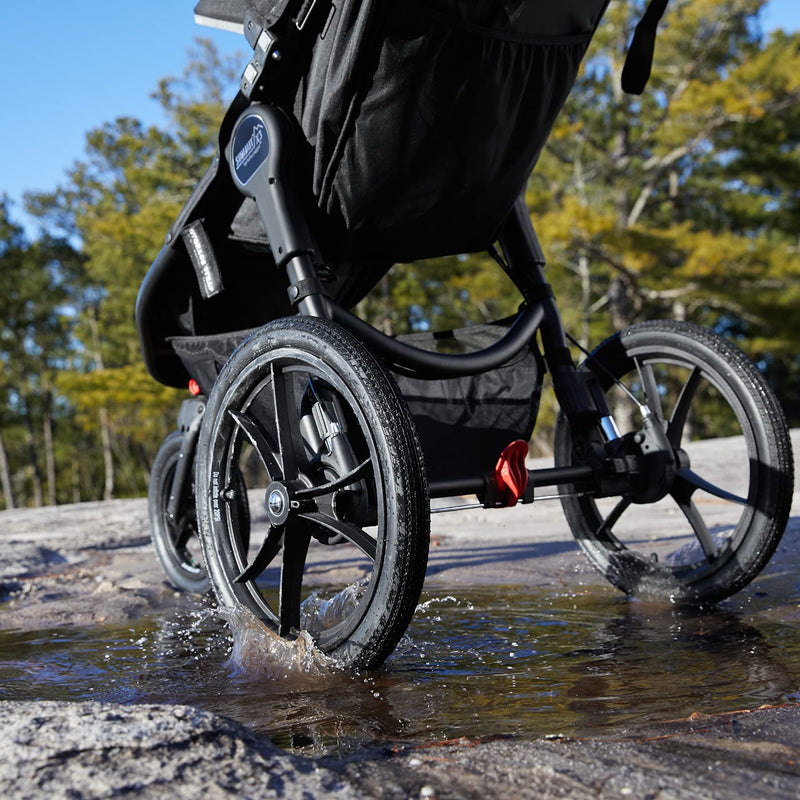 Baby Jogger Summit X3 Kinderwagen zum Joggen | zusammenklappbarer 3-Rad-Sportkinderwagen mit Handbre