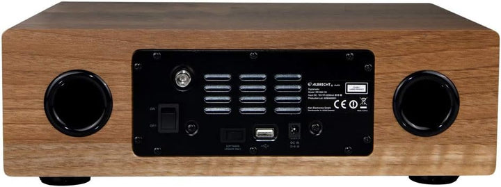 Albrecht DR 890 CD, 27389.02, Kompaktanlage - Internetradio, Digitalradio, WLAN, DAB+, UKW mit RDS,