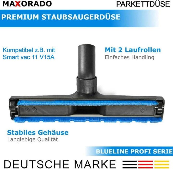 Parkettdüse Hartbodendüse Düse kompatibel mit Hompany Smartvac 11 V15A Ersatzteil für Staubsauger Pa
