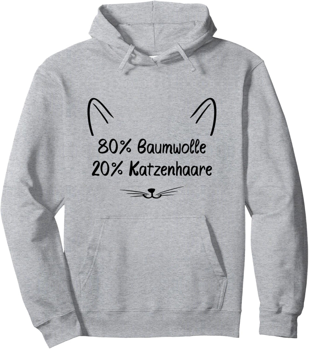 Katzen Pulli 80% Baumwolle 20% Katzenhaare Pullover Hoodie