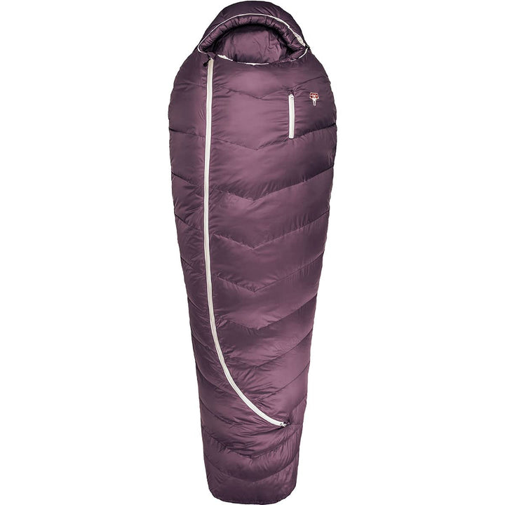 Grüezi-Bag Biopod DownWool Subzero 175 Schlafsack lila Berry Body Height Up to 175 cm, Berry Body He