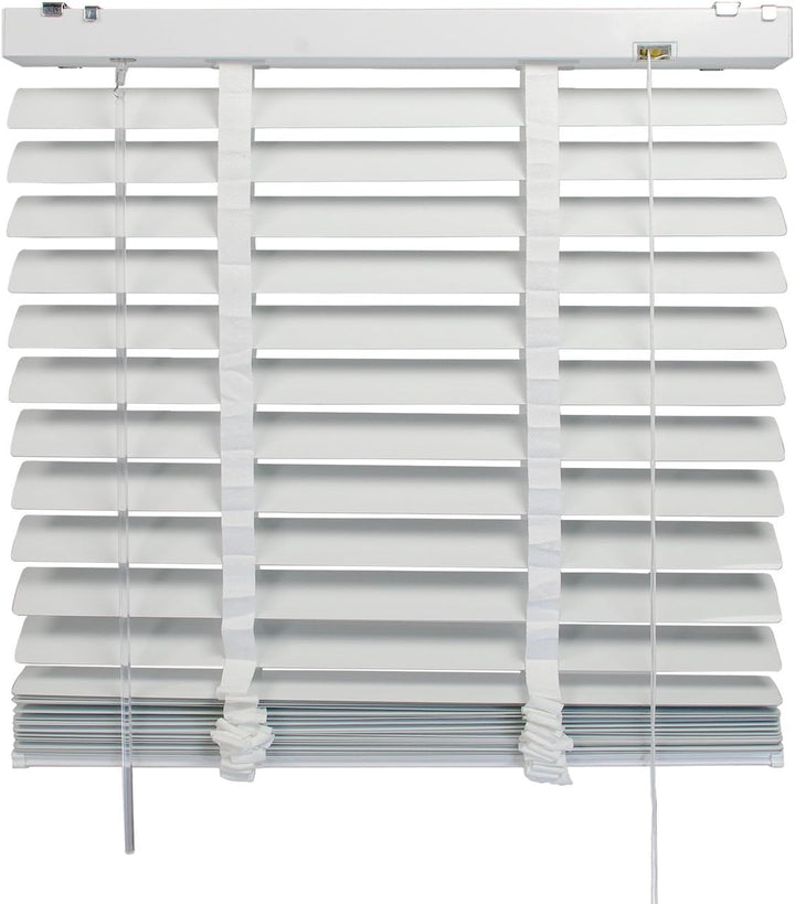 Aluminium-Jalousie 50 mm Lamelle B 80 x H 175 cm weiss