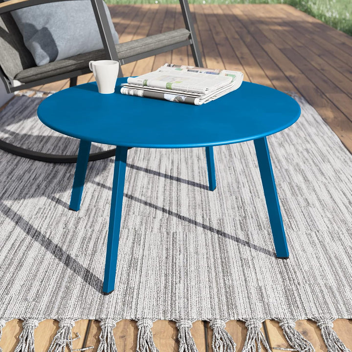 Grand patio Kaffeetisch, Beistelltisch, Balkontisch, Premium Stahl, Einfacher Aufbau, Outdoor Tischf