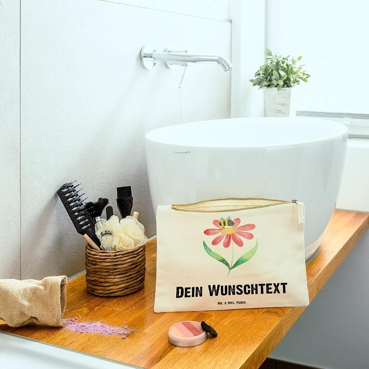 Mr. & Mrs. Panda Kulturbeutel personalisierbar Hummel Blume Grösse XL Grosse - Personalisierte Gesch